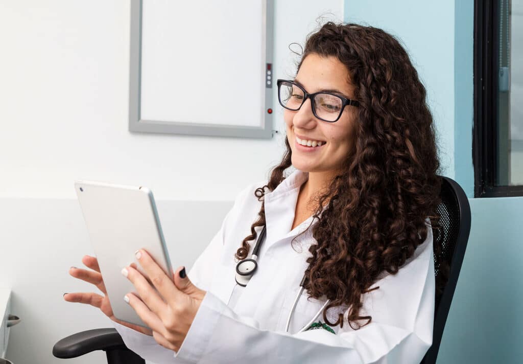 Doctor on iPad device